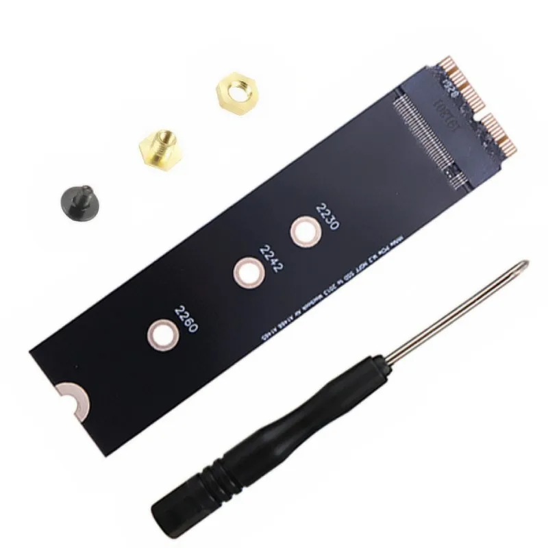 M2 SSD Adapter M.2 PCIE NVME SSD Converter Card for Apple Macbook Air Pro 2013 2014 2015 2017 Year A1465 A1466 A1398 A1502 A1419
M2 SSD Adapter M.2 PCIE NVME SSD Converter Card for Apple Macbook Air Pro 2013 2014 2015 2017 Year A1465 A1466 A1398 A1502 A1419