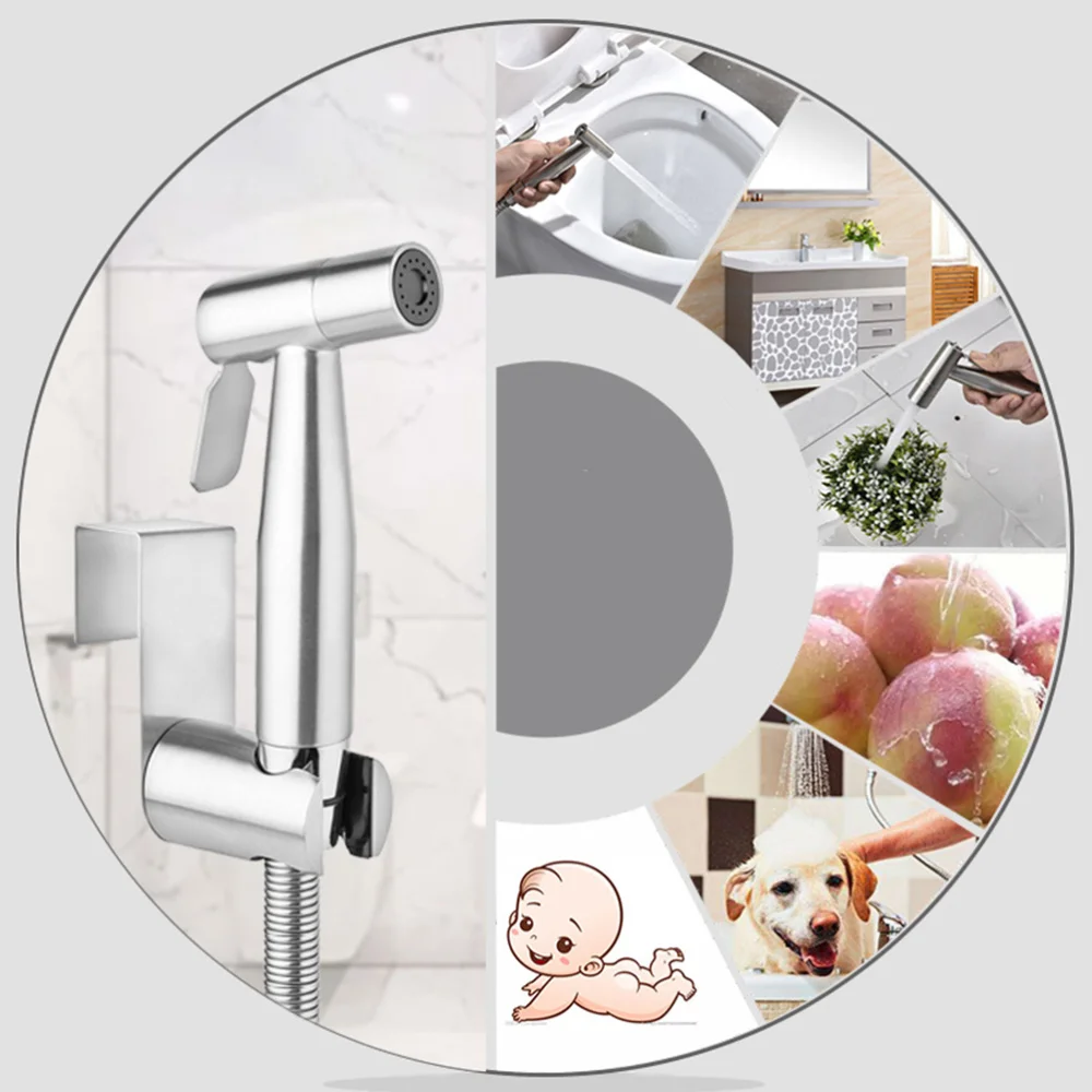 1 Set of Stainless Steel Toilet Bidet Tap Set Handheld Shower Bathroom Sprayer Hygienic Shower Spray for Bathroom Bidet
1 Set of Stainless Steel Toilet Bidet Tap Set Handheld Shower Bathroom Sprayer Hygienic Shower Spray for Bathroom Bidet