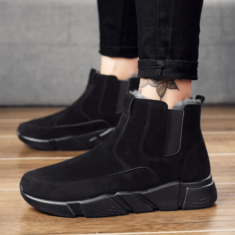 Men's Boots Nice Fashion Warm Fur Winter Shoes Men Male Shoes Adult Black Slip-On Snow Boots Non-slip Comfortable Winter Boots
Men's Boots Nice Fashion Warm Fur Winter Shoes Men Male Shoes Adult Black Slip-On Snow Boots Non-slip Comfortable Winter Boots