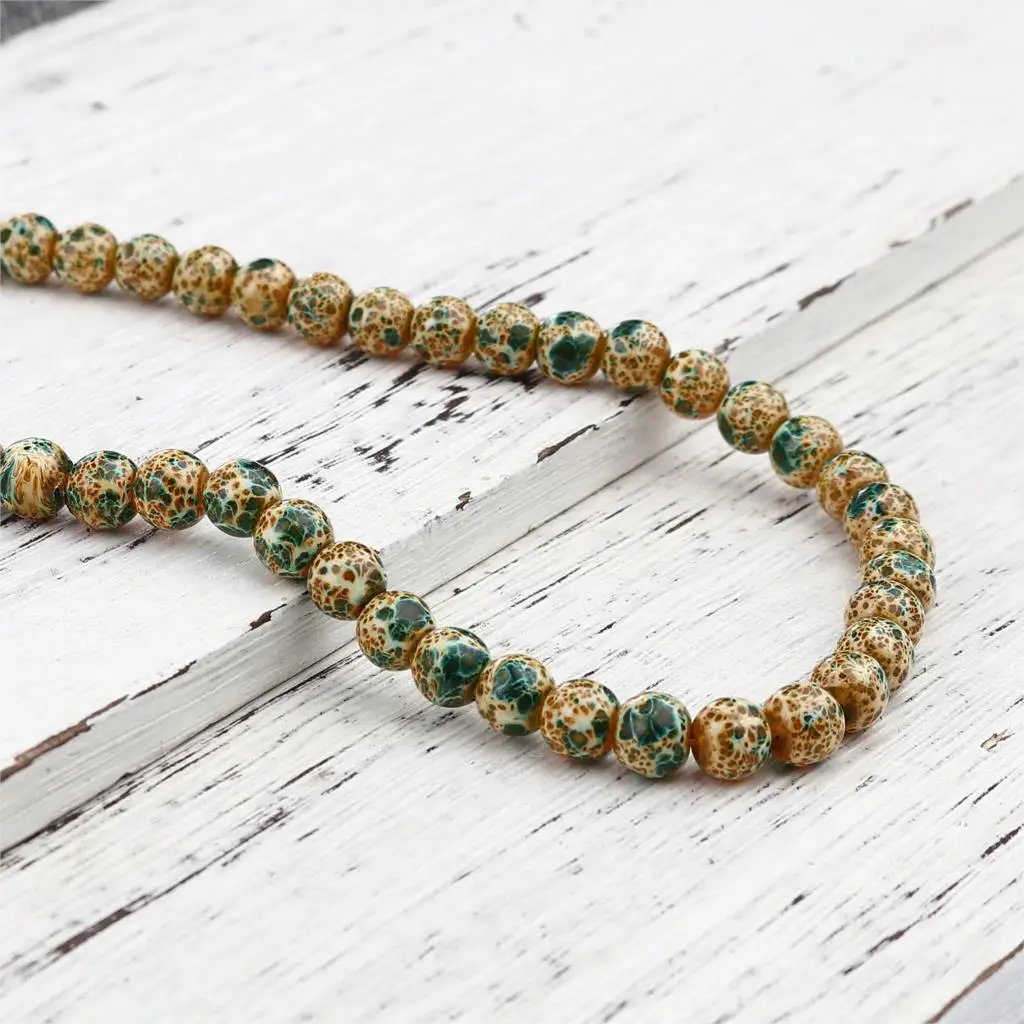 DoreenBeads 2Strands Multicolor Glass Beads For DIY Making Jewelry Round Blue Spot About 8mm, Approx 106 PCs/Strand
DoreenBeads 2Strands Multicolor Glass Beads For DIY Making Jewelry Round Blue Spot About 8mm, Approx 106 PCs/Strand