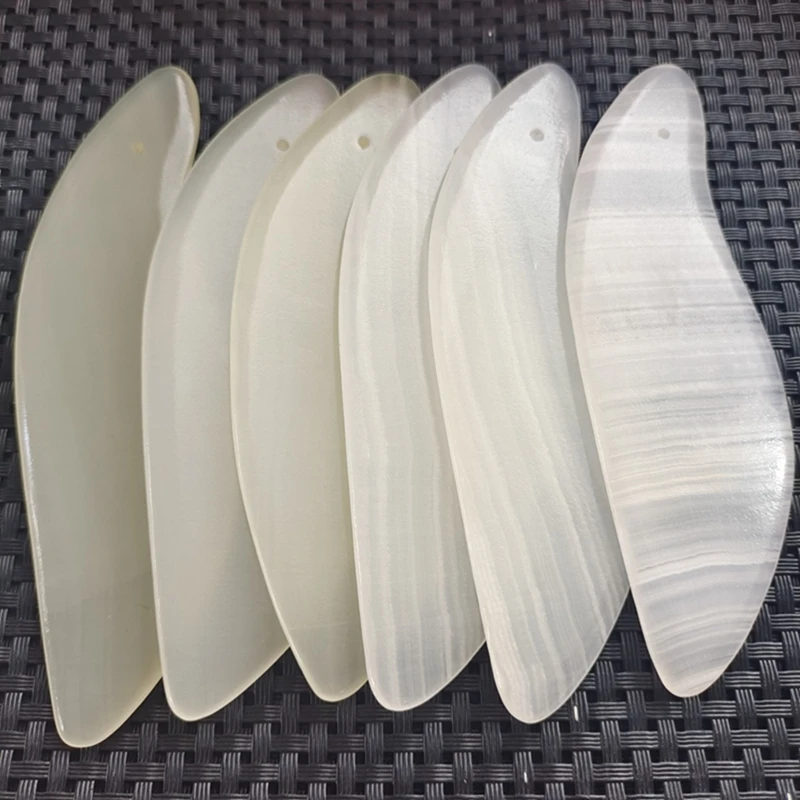 1pc Natural Stone Gua Sha Scraper Afghan Jade Face Neck Back Meridian Scraping Board Skin Detox Muscle Relax Beauty Massage Tool
1pc Natural Stone Gua Sha Scraper Afghan Jade Face Neck Back Meridian Scraping Board Skin Detox Muscle Relax Beauty Massage Tool
