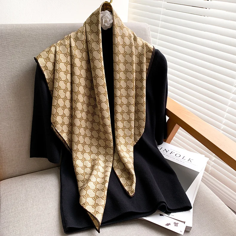 90*90cm Fashion Winter Luxury Designer Brand Spring Summer Casual Cotton Female Scarf for Women
90*90cm Fashion Winter Luxury Designer Brand Spring Summer Casual Cotton Female Scarf for Women