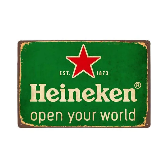 Heineken Metal Signs Vintage Aluminum Signs Wall Poster Pub Kitchen Restaurant Home Decor 8 x 12 Inches
Heineken Metal Signs Vintage Aluminum Signs Wall Poster Pub Kitchen Restaurant Home Decor 8 x 12 Inches