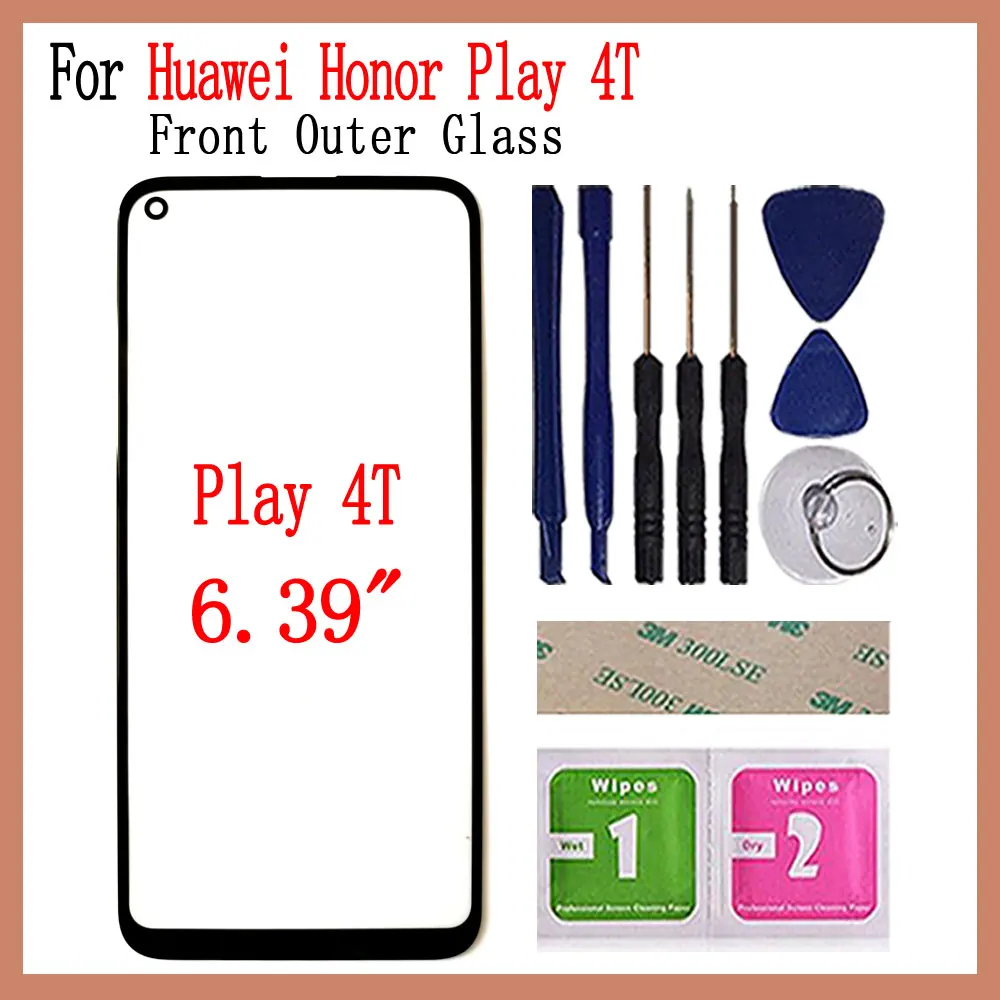 Новинка для Huawei Honor Play 4T/Honor 4T Pro Сенсорное стекло передняя внешняя стеклянная