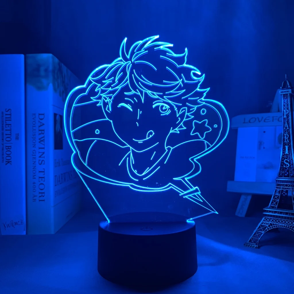 Haikyuu Oikawa Tooru светодиодный ночсветильник лампа для спальни Декор Светильник детей