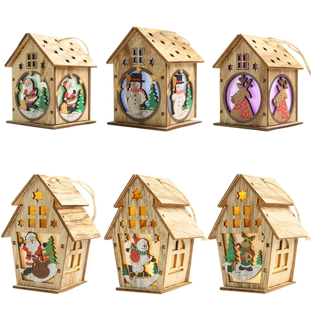 Christmas Luminous Cabin Christmas Wooden House LED Light Home Decoration Night Lamp Pendant Prop Led Candle Cabin Xmas Gift
Christmas Luminous Cabin Christmas Wooden House LED Light Home Decoration Night Lamp Pendant Prop Led Candle Cabin Xmas Gift