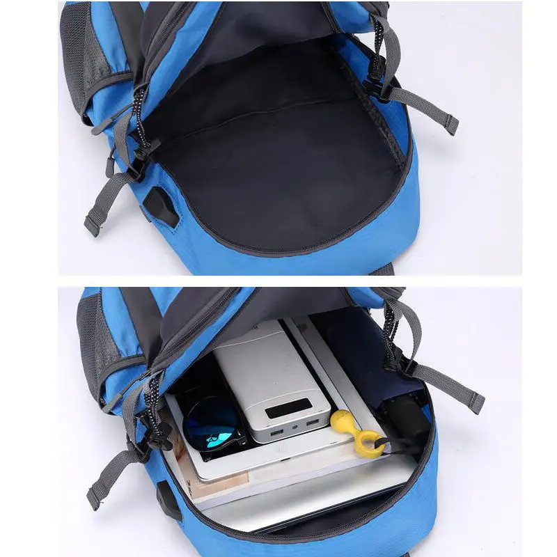 Fashion travel bag male large-capacity backpack USB leisure sports travel bag female light outdoor mountaineering bag 
Fashion travel bag male large-capacity backpack USB leisure sports travel bag female light outdoor mountaineering bag