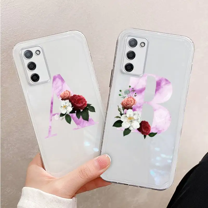 Alphabet flower Phone Case For Xiaomi Mi 11 Ultra Lite 10 Redmi Note 9 8 7 9a K30S K40 Pro Transparent Coque
Alphabet flower Phone Case For Xiaomi Mi 11 Ultra Lite 10 Redmi Note 9 8 7 9a K30S K40 Pro Transparent Coque
