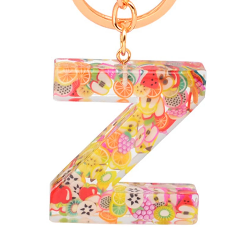 New Ladies English Alphabet Keychain Resin Epoxy Pendant European And American Popular Gold Foil Stone Key Ring Jewelry
New Ladies English Alphabet Keychain Resin Epoxy Pendant European And American Popular Gold Foil Stone Key Ring Jewelry