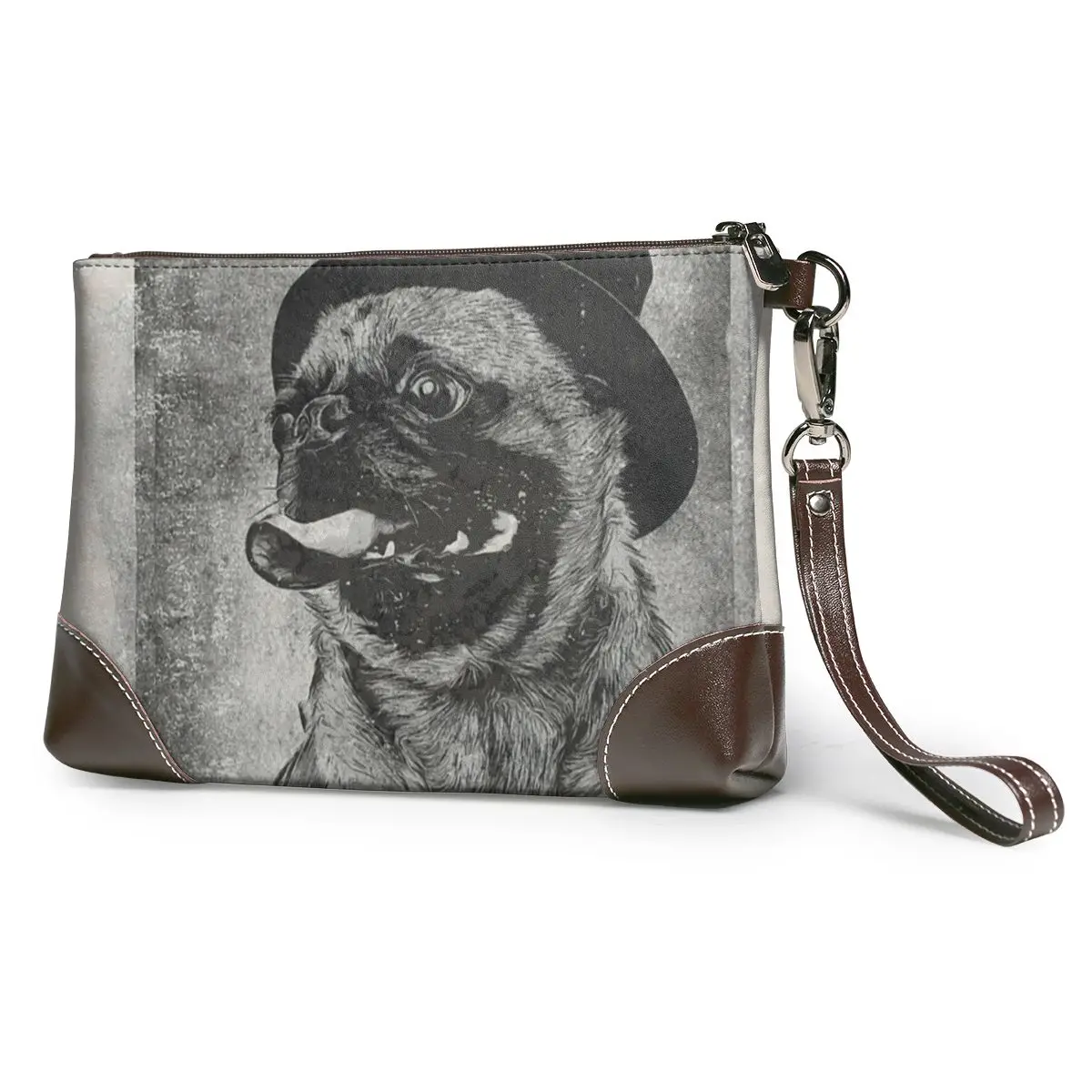 Pug Clutch Bag Casual Genuine Leather Clutch Purse Party Zipper Bulk Wallet
Pug Clutch Bag Casual Genuine Leather Clutch Purse Party Zipper Bulk Wallet