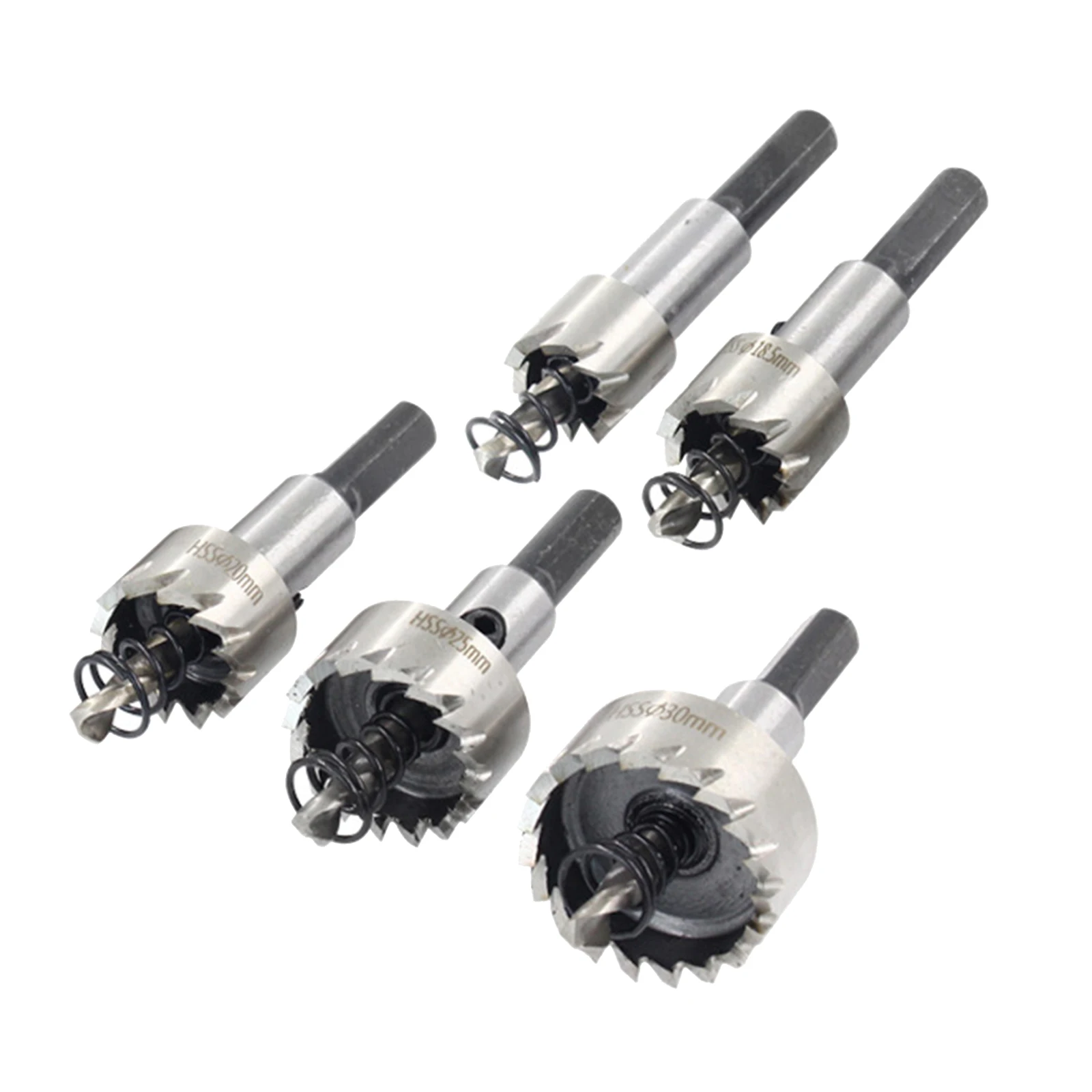 HSS 6542 Drill Bit Hole Saw Set Hole Saw Arbors & Kits 16mm,19mm,20mm,25mm,30mm 5 Pieces Set 16-30mm
HSS 6542 Drill Bit Hole Saw Set Hole Saw Arbors & Kits 16mm,19mm,20mm,25mm,30mm 5 Pieces Set 16-30mm