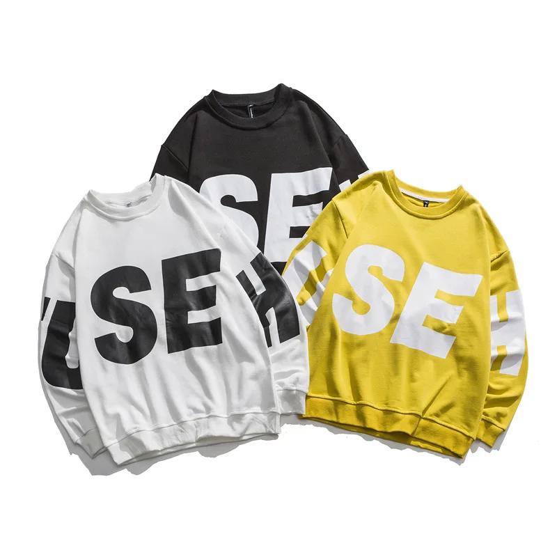 2020 Autumn Cool Printed Letter Sweatshirt Men's Fashion Hip-hop Japanese-Style All-Cotton Casual Pullover
2020 Autumn Cool Printed Letter Sweatshirt Men's Fashion Hip-hop Japanese-Style All-Cotton Casual Pullover