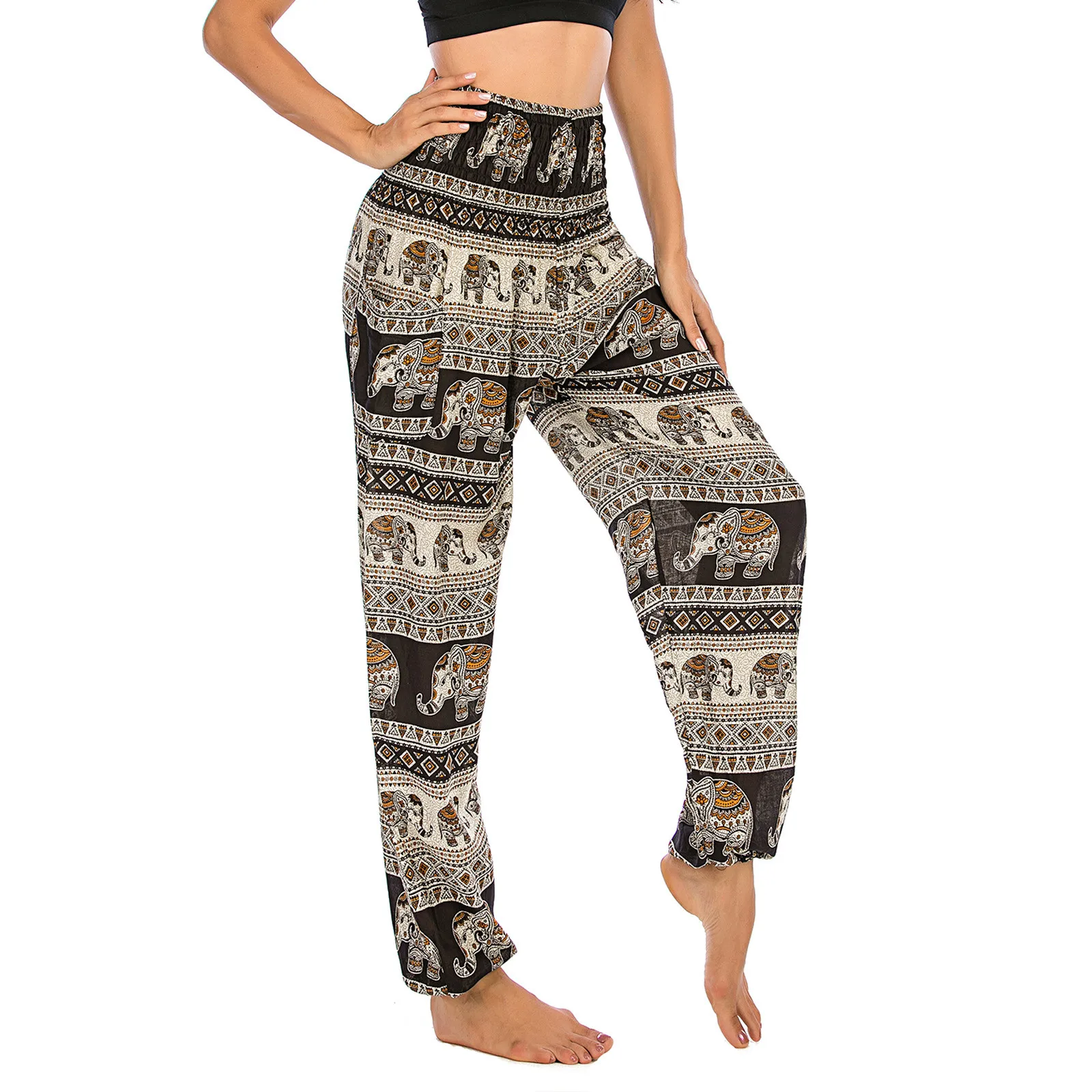 Women's Loose Yoga Pants Boho Print High Waist Casual Trousers Sweatpants Women Summer Beach Baggy Aladdin Harem Pants #T3
Women's Loose Yoga Pants Boho Print High Waist Casual Trousers Sweatpants Women Summer Beach Baggy Aladdin Harem Pants #T3
