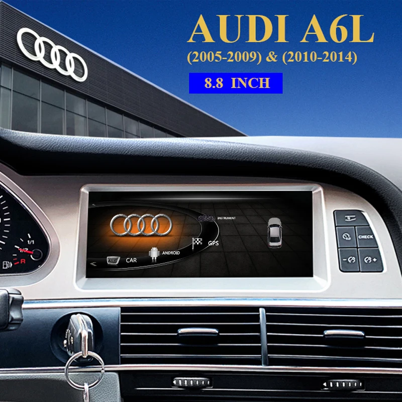 Автомобильный dvd плеер для Audi A6L (2005 2009) ( 2010 2014) Радио Мультимедиа Видео навигация