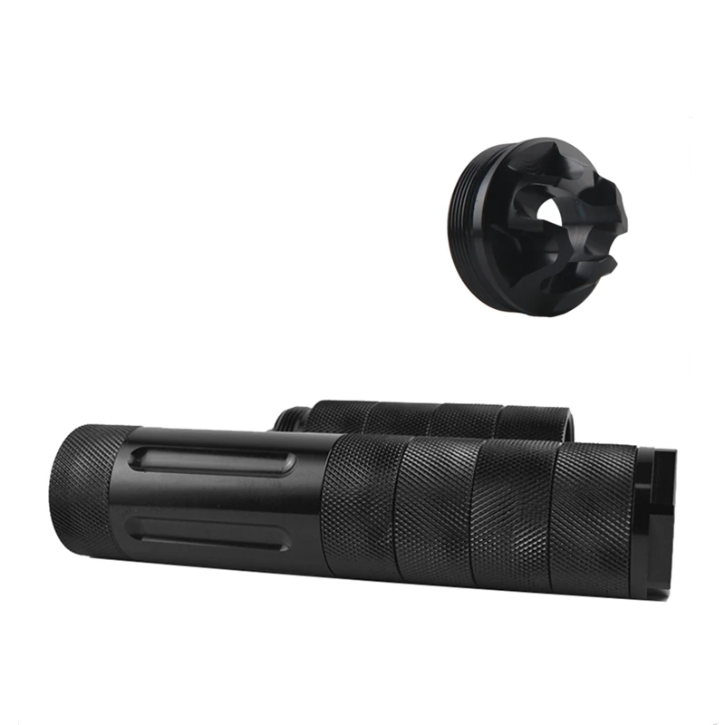 10''L 1.58'' OD Aluminum 1/2-28 + 5/8-24 Fuel Filter Modular Solvent Trap MST Screw Cones 1.375x24 Tube with Flash Hider End Cap
10''L 1.58'' OD Aluminum 1/2-28 + 5/8-24 Fuel Filter Modular Solvent Trap MST Screw Cones 1.375x24 Tube with Flash Hider End Cap