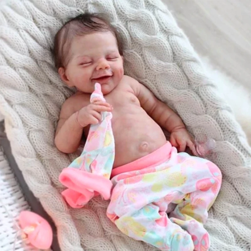 22" Unpainted Silicone Reborn Dolls Kits with Cloth Body DIY Your Own Sleeping Newborn Baby Dolls Boy Girl Accessories Kits C5AA
22" Unpainted Silicone Reborn Dolls Kits with Cloth Body DIY Your Own Sleeping Newborn Baby Dolls Boy Girl Accessories Kits C5AA
