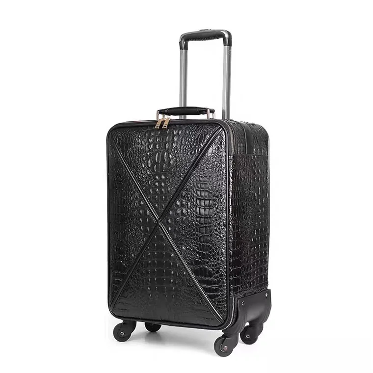100% Crocodile PU leather fashion rolling luggage trolley case women men spinner wheels travel fashion suitcase 16/20/24 inch
100% Crocodile PU leather fashion rolling luggage trolley case women men spinner wheels travel fashion suitcase 16/20/24 inch