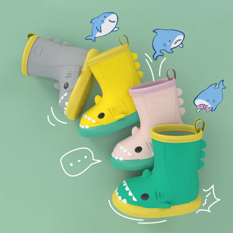 Cartoon Cute Shark Unicorn Children Rain Shoes for Boys Girls Waterproof EVA Rubber Non Slip Toddler Kids Rain Boots
Cartoon Cute Shark Unicorn Children Rain Shoes for Boys Girls Waterproof EVA Rubber Non Slip Toddler Kids Rain Boots