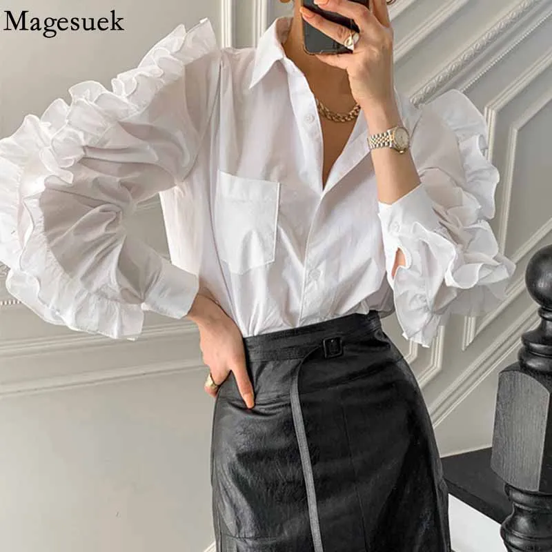 Модная плиссированная блузка с рукавами-лепестками и оборками, Женская однотонная Повседневная Женская блузка, белая рубашка на пуговицах,...
Модная плиссированная блузка с рукавами-лепестками и оборками, Женская однотонная Повседневная Женская блузка, белая рубашка на пуговицах,...