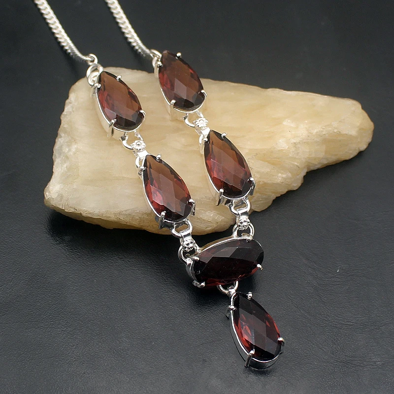 Glowing Fashion Teardrop Purple Amethyst925 Sterling Silver Color Pendant Necklace Women Jewelry 18 Inch H409
Glowing Fashion Teardrop Purple Amethyst925 Sterling Silver Color Pendant Necklace Women Jewelry 18 Inch H409