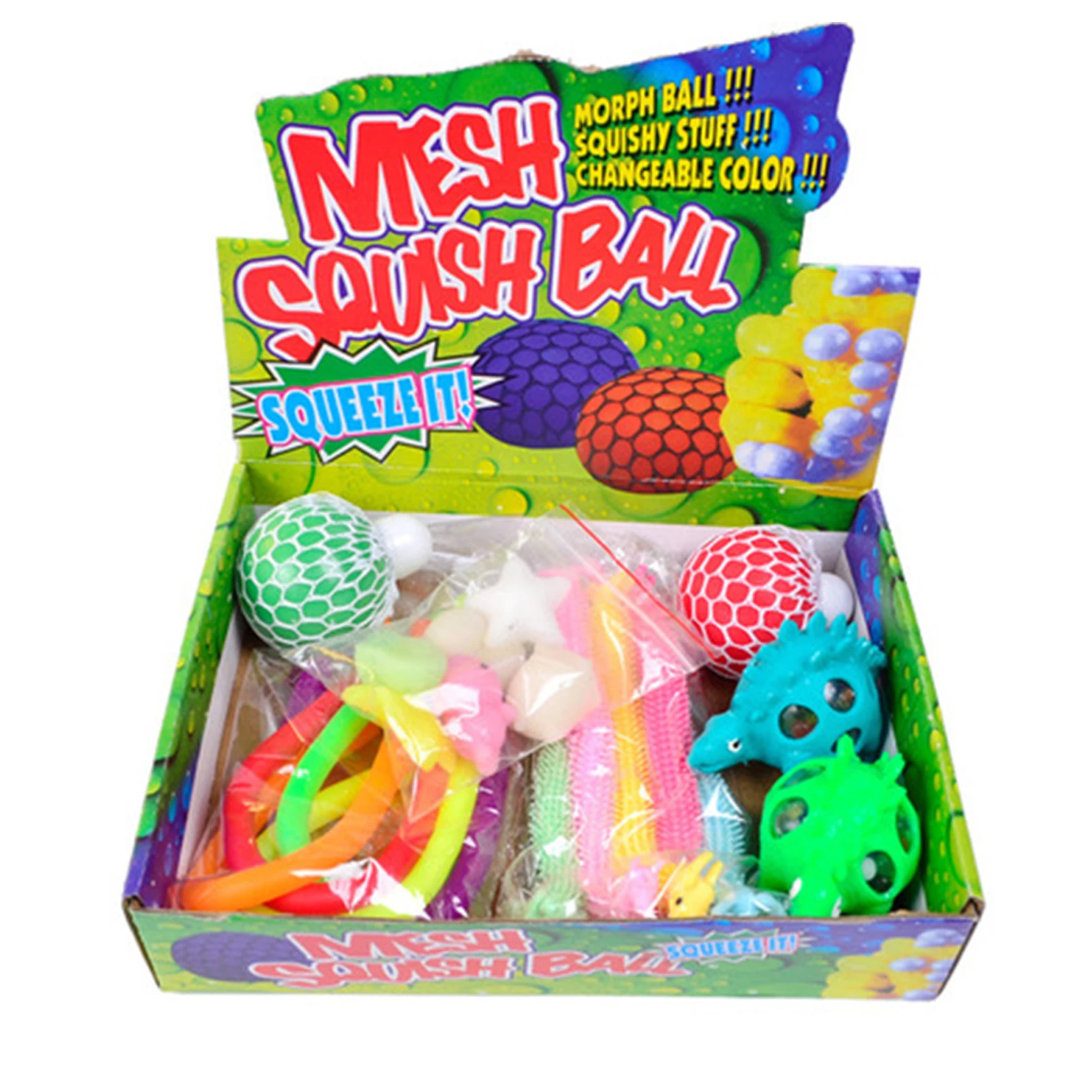 Portable Fidget Sensory Toys Set Lightweight Pressure Relief Flexibility Elasticity Toy Ball Gifts for Children's Kids Adults
Portable Fidget Sensory Toys Set Lightweight Pressure Relief Flexibility Elasticity Toy Ball Gifts for Children's Kids Adults