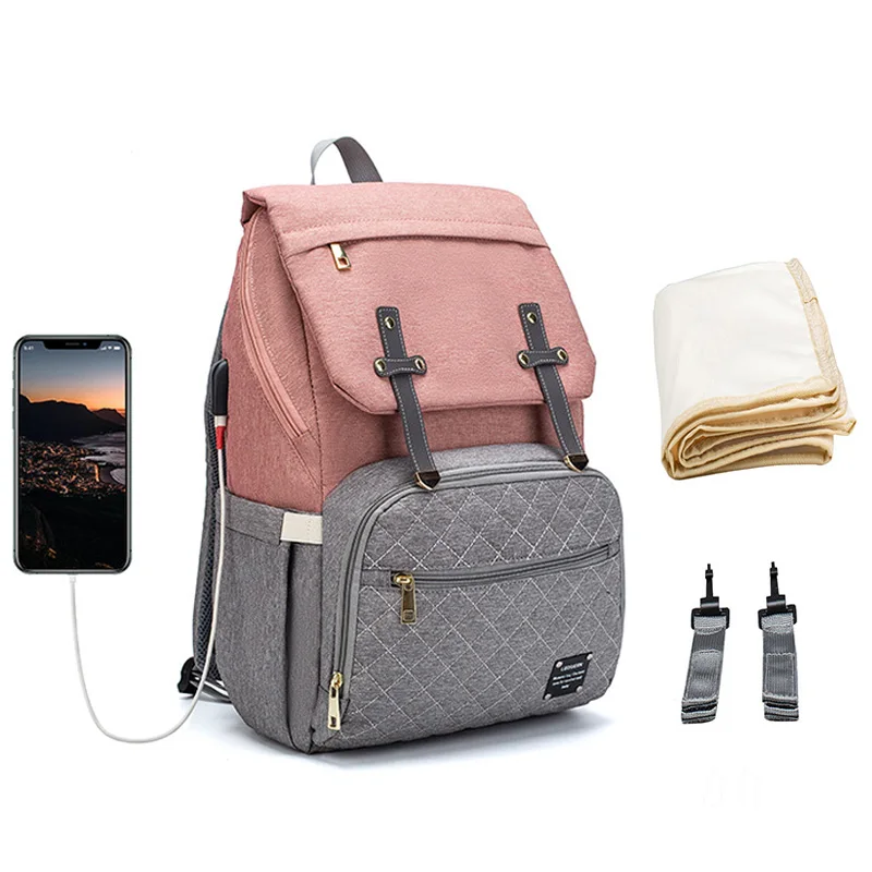 Fashion Baby Diaper Bag Waterproof Maternity Backpack USB Nappy Bag For Mom Bolsa Maternidade Stroller Bag Baby Diaper Backpacks
Fashion Baby Diaper Bag Waterproof Maternity Backpack USB Nappy Bag For Mom Bolsa Maternidade Stroller Bag Baby Diaper Backpacks