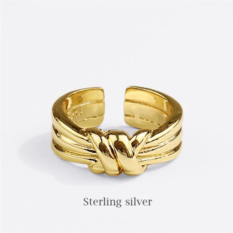 Sole Memory Fashion Irregular Weave Knot Silver Color Female Resizable Opening Rings SRI807
Sole Memory Fashion Irregular Weave Knot Silver Color Female Resizable Opening Rings SRI807