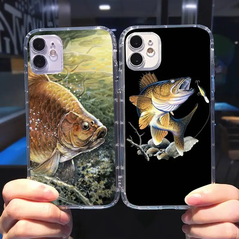 Carp Fishing Fish Phone Case For iphone 13 12 11 8 7 plus mini x xs xr pro max Transparent soft
Carp Fishing Fish Phone Case For iphone 13 12 11 8 7 plus mini x xs xr pro max Transparent soft