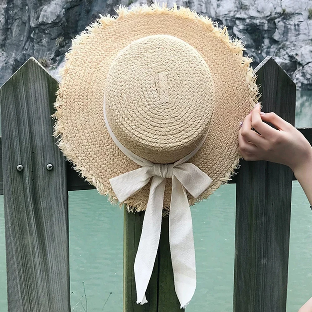 2021 New summer sun hat bow 100%Raffia hat Visor Temperament flat Straw hats Women's Sea beach vacation leisure sunscreen hat
2021 New summer sun hat bow 100%Raffia hat Visor Temperament flat Straw hats Women's Sea beach vacation leisure sunscreen hat