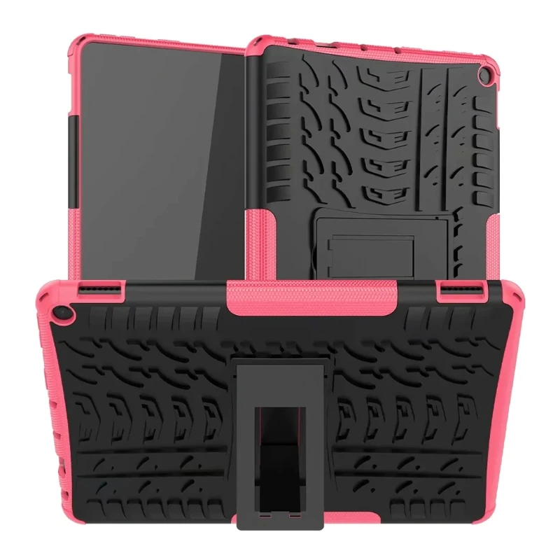 594F for Fire HD- 10/10 Plus Heavy Duty Shockproof Rugged Hybrid Hard Bumper Drop Protective Case Built-in Stand for Children
594F for Fire HD- 10/10 Plus Heavy Duty Shockproof Rugged Hybrid Hard Bumper Drop Protective Case Built-in Stand for Children