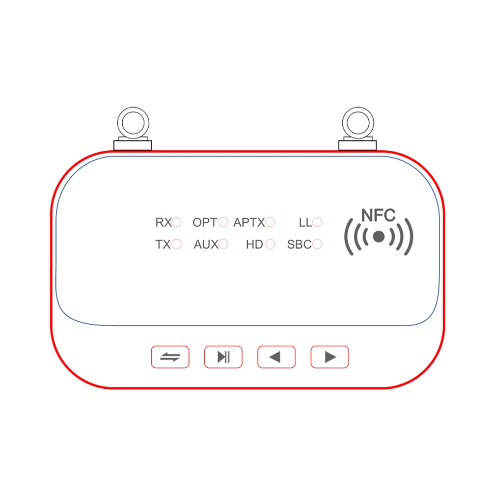 Аудио музыкальный передатчик NFC Bluetooth 5 0 стерео приемник 3 в 1 беспроводной аудио