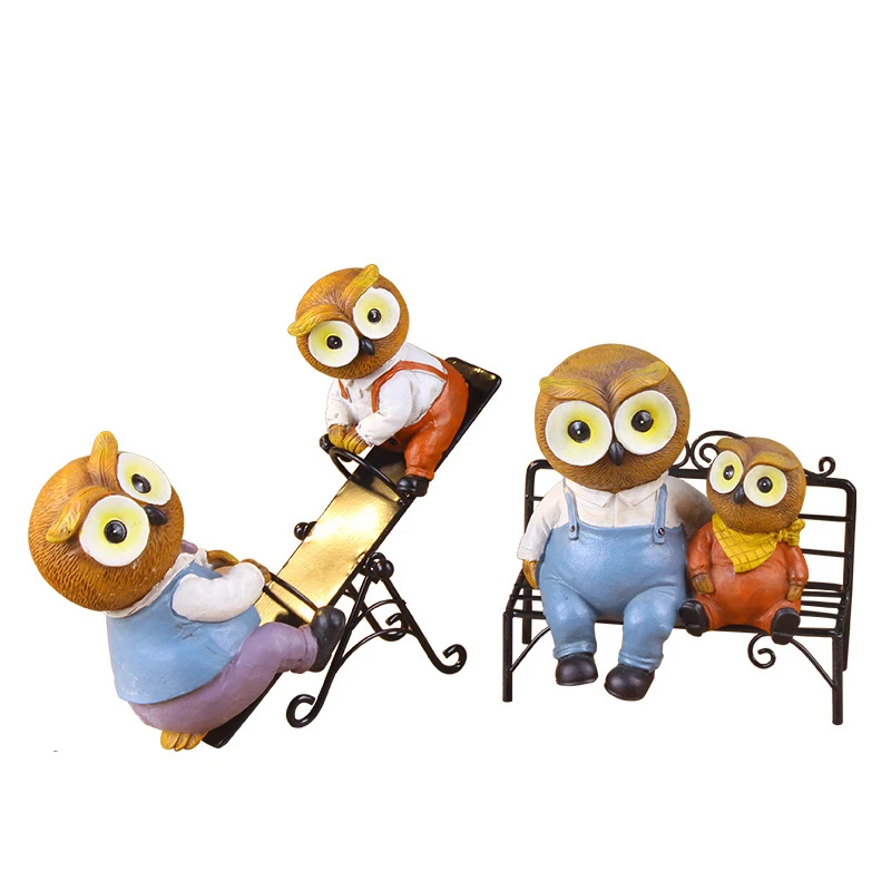 Vintage Play Seesaw Owl Model Figurine Resin Modern Art Figurine Ornament Home Decoration Accessories Desktop Decor 
Vintage Play Seesaw Owl Model Figurine Resin Modern Art Figurine Ornament Home Decoration Accessories Desktop Decor
