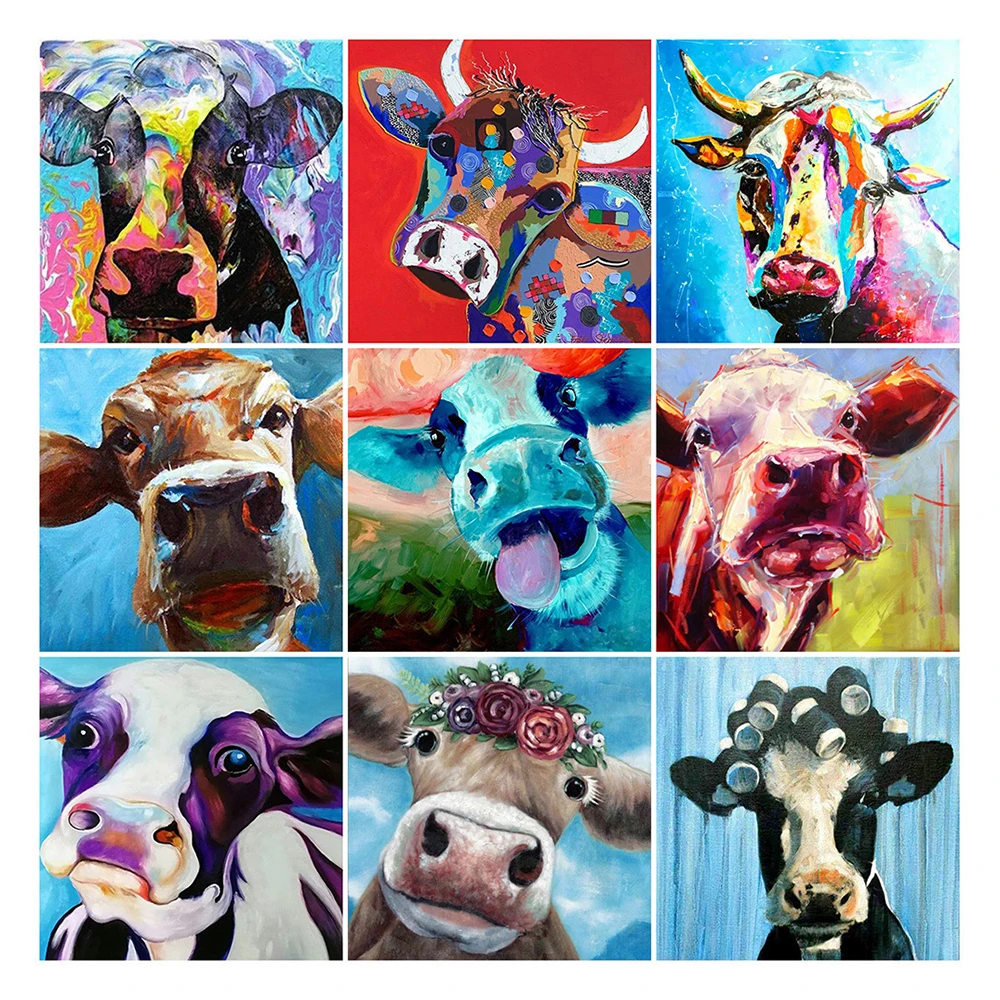Canvas Size Full Drill Square Diamond Embroidery Cow Cross Stitch Diamond Painting Animal Mosaic Picture Rhinestone Home Decor
Canvas Size Full Drill Square Diamond Embroidery Cow Cross Stitch Diamond Painting Animal Mosaic Picture Rhinestone Home Decor