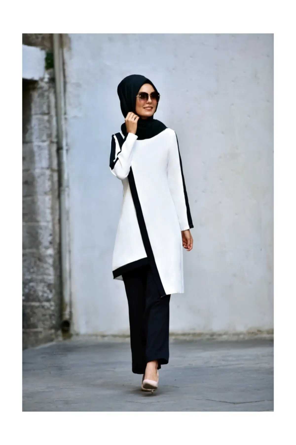 Women's Blue Black White T-Shirt Pants Dual Hijab Team Bestseller 2021 Abaya From Turkey Robe Dress Kimono Kaftan Piece Jersey
Women's Blue Black White T-Shirt Pants Dual Hijab Team Bestseller 2021 Abaya From Turkey Robe Dress Kimono Kaftan Piece Jersey