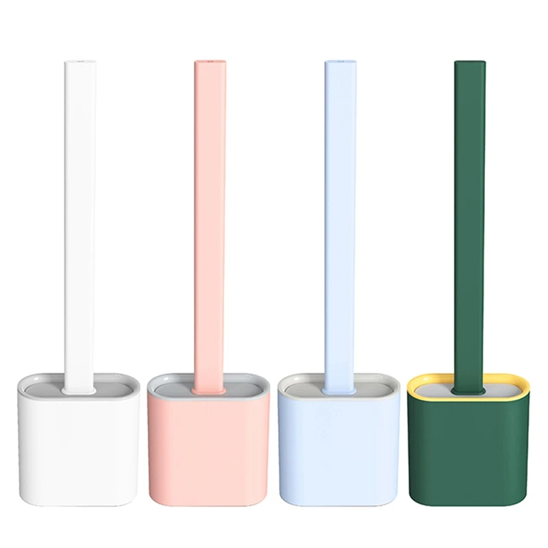 1 set Toilet Brush Water Leak Proof With Base Silicone WC Flat Head Flexible Soft Bristles Brush with Quick Drying Holder Set
1 set Toilet Brush Water Leak Proof With Base Silicone WC Flat Head Flexible Soft Bristles Brush with Quick Drying Holder Set