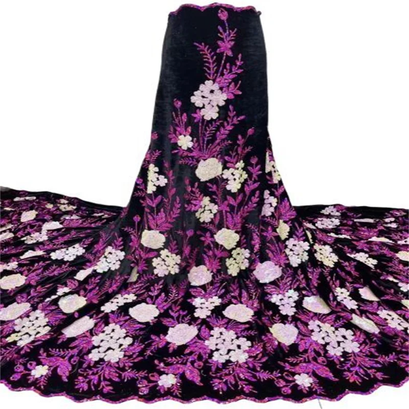 Sequin African French Net Lace Fabric 2021 High Quality Tulle Mesh velvet Lace Bridal Nigerian Wedding Dress Lace For Woman
Sequin African French Net Lace Fabric 2021 High Quality Tulle Mesh velvet Lace Bridal Nigerian Wedding Dress Lace For Woman