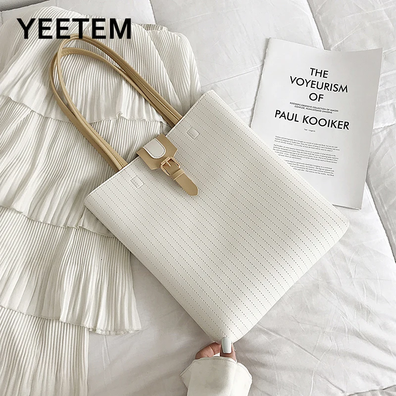 Shoulder Bags sewing thread pin buckle tote bag 2020 new refreshing color fashion pin buckle single shoulder female bag
Shoulder Bags sewing thread pin buckle tote bag 2020 new refreshing color fashion pin buckle single shoulder female bag