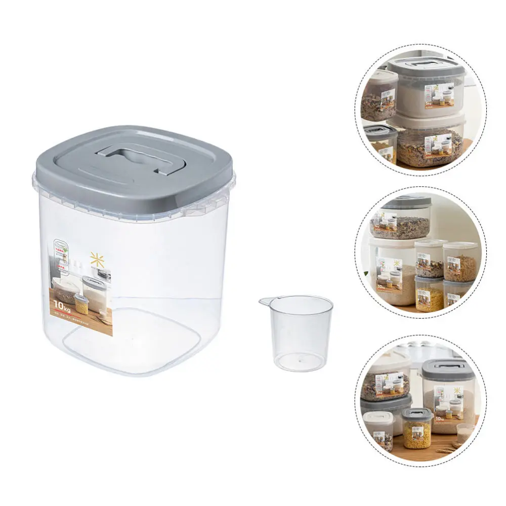 1pc Moisture-proof Rice Box Sealing Rice Bin Storage Container for Home(Grey) 
1pc Moisture-proof Rice Box Sealing Rice Bin Storage Container for Home(Grey)