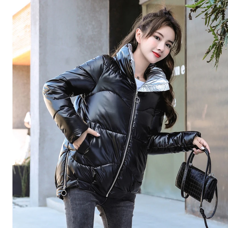 Bright Green Black Winter Jacket Women Cotton Coat Korean Fashion Parka Female Short Jackets Thick Warm Outerwear chaqueta mujer
Bright Green Black Winter Jacket Women Cotton Coat Korean Fashion Parka Female Short Jackets Thick Warm Outerwear chaqueta mujer