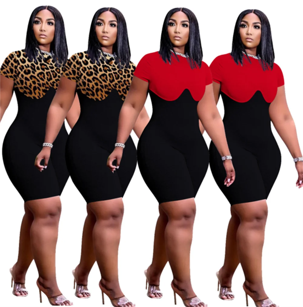 RStylish Summer 2021 Trendy Contrast Colors Patchwork Women Casual Short Sleeves Stretchy Bodycon Rompers
RStylish Summer 2021 Trendy Contrast Colors Patchwork Women Casual Short Sleeves Stretchy Bodycon Rompers