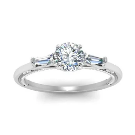 Simple Silver Color Shiny Clear CZ Rhinestone Zircon Charm Finger Rings for Women Wedding Engagement Bridal Jewelry
Simple Silver Color Shiny Clear CZ Rhinestone Zircon Charm Finger Rings for Women Wedding Engagement Bridal Jewelry