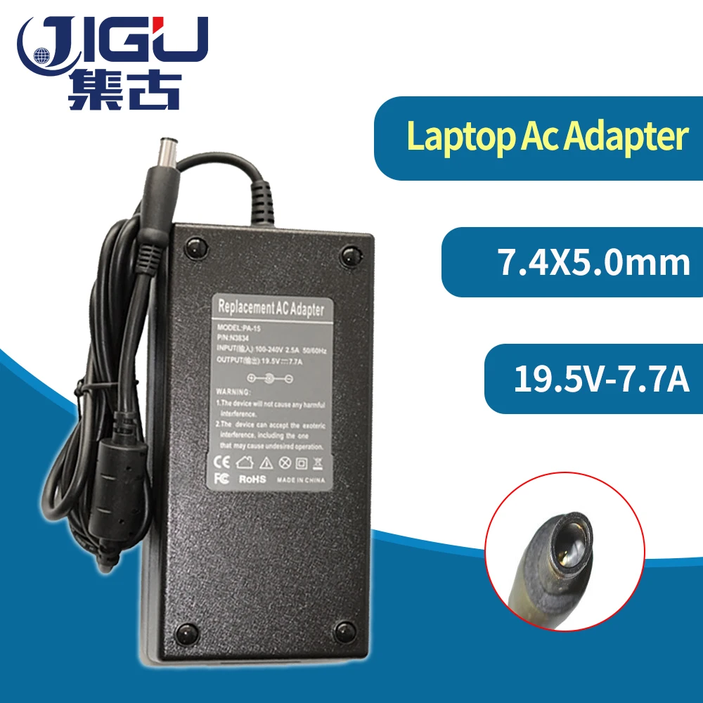 19.5V 7.7A 150W 7.4*5.0MM Replacement For Dell Universal Notebook Laptop AC Charger Power Adapter free shipping
19.5V 7.7A 150W 7.4*5.0MM Replacement For Dell Universal Notebook Laptop AC Charger Power Adapter free shipping