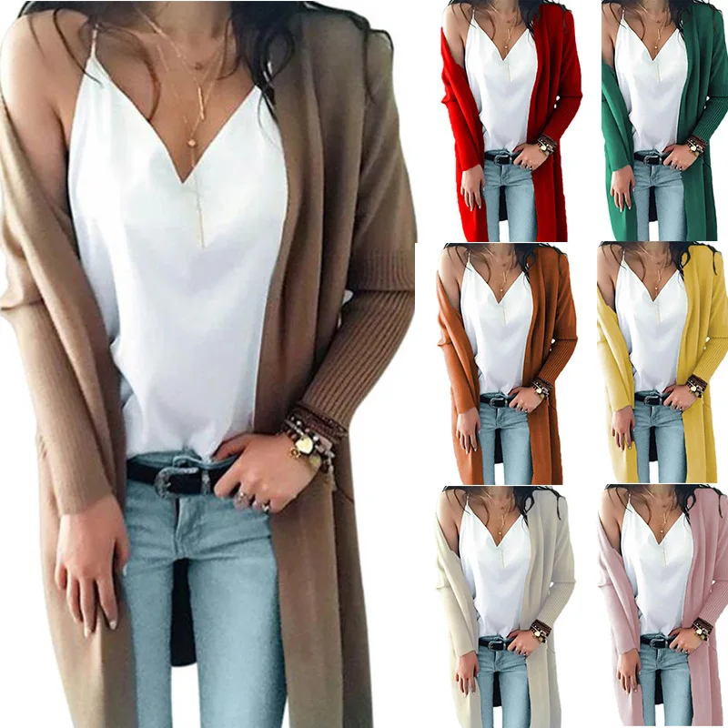 Solid Color Women Cardigans Sweater Winter Warm Elegance Female Knitted Coat Loose Full Sleeve V-Neck Europe Jacket Long Tops
Solid Color Women Cardigans Sweater Winter Warm Elegance Female Knitted Coat Loose Full Sleeve V-Neck Europe Jacket Long Tops