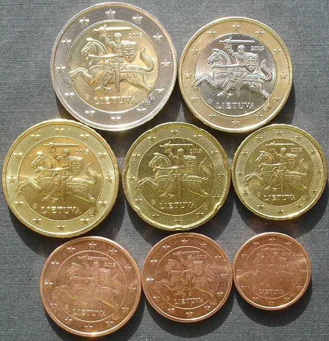New Version Lithuanian Coins 1 Set 8 Pieces Europe Coins New Original Coin Unc 100% Real
New Version Lithuanian Coins 1 Set 8 Pieces Europe Coins New Original Coin Unc 100% Real