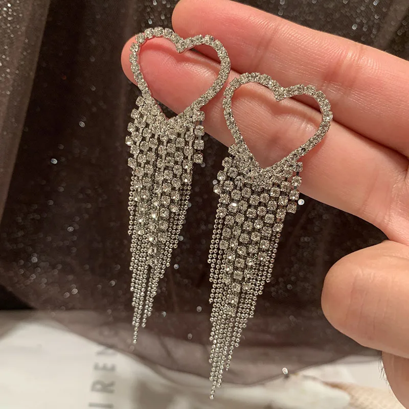Exquisite Heart Tassel Earrings 2021 Trend Temperament Fashion Jewelry Europe And America Luxury Style Gift To Girlfriend
Exquisite Heart Tassel Earrings 2021 Trend Temperament Fashion Jewelry Europe And America Luxury Style Gift To Girlfriend