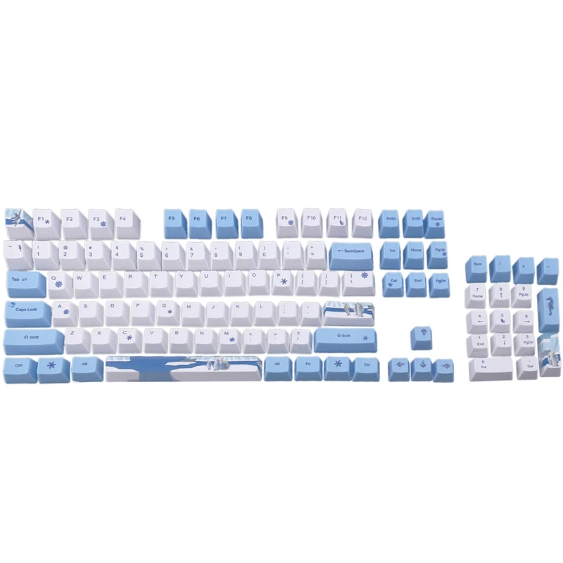 (Only Keycaps)Penguin Keycap PBT Keycap Set Mechanische Toetsenbord Keycap for Durgo 104 Keys,Ganss 87 104 Keys,122 Pcs
(Only Keycaps)Penguin Keycap PBT Keycap Set Mechanische Toetsenbord Keycap for Durgo 104 Keys,Ganss 87 104 Keys,122 Pcs