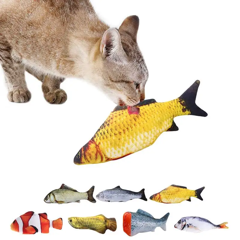 Pet Soft Plush 3D Fish Shape Cat Toy Interactive Gifts Fish Catnip Toys Stuffed Pillow Doll Simulation Fish Playing Toy For Pet
Pet Soft Plush 3D Fish Shape Cat Toy Interactive Gifts Fish Catnip Toys Stuffed Pillow Doll Simulation Fish Playing Toy For Pet