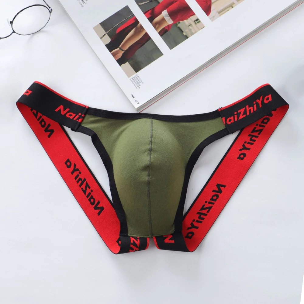 Male's Briefs Fashion Sexy Briefs Thongs Low Waist U Convex Underwears Letter Pattern Male Underpants Breathable Cotton G-string
Male's Briefs Fashion Sexy Briefs Thongs Low Waist U Convex Underwears Letter Pattern Male Underpants Breathable Cotton G-string
