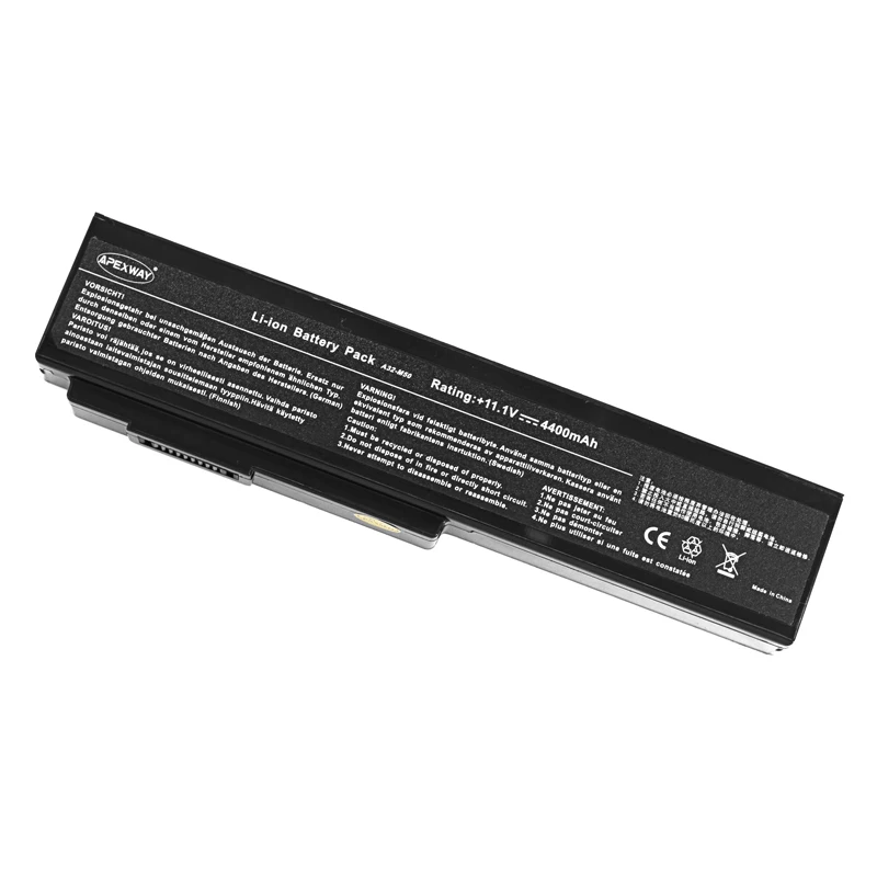 11.1V Laptop Battery For Asus n53sv N53 N53D N53DA N43 N61 X55 M60 M50 G51 G50 Series A32-M50 A32-N61 15G10N373800 70-NED1B1000Z |