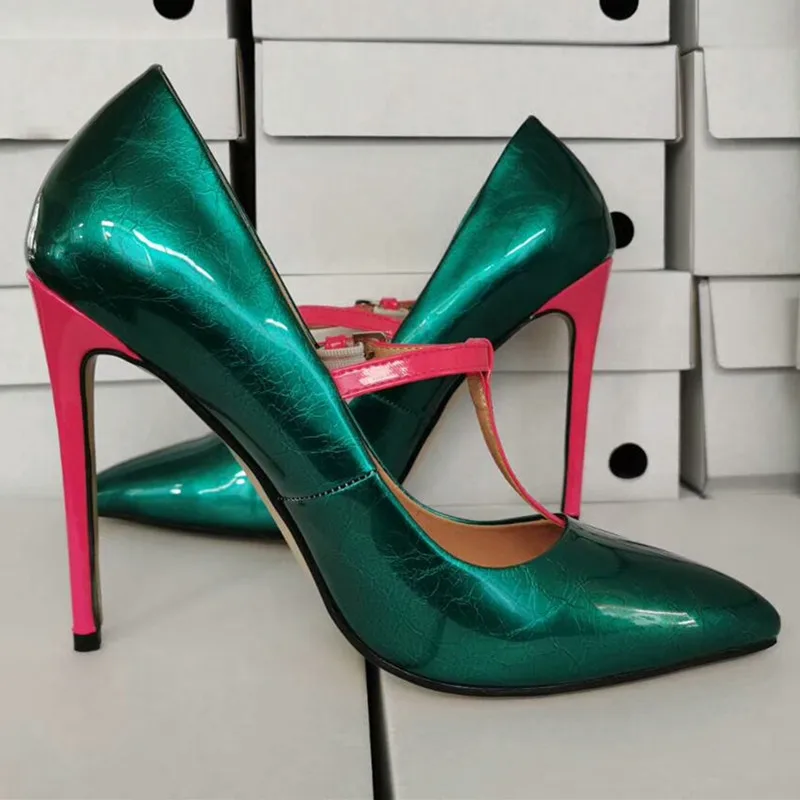 SHOFOO shoes,Sexy fashion women's shoes , patent leather, about 11cm high-heeled women's shoes, pointed toe pumps.size: 34-45
SHOFOO shoes,Sexy fashion women's shoes , patent leather, about 11cm high-heeled women's shoes, pointed toe pumps.size: 34-45